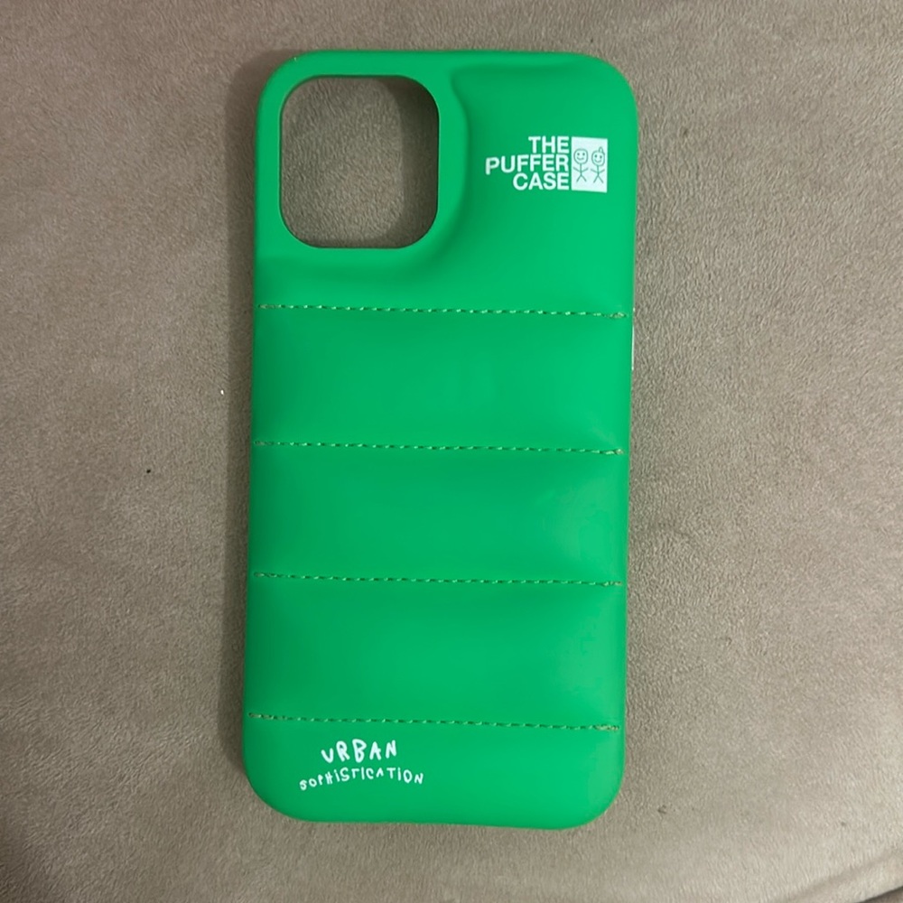 EUC green puffer 12 pro max iPhone cover urban sophistication